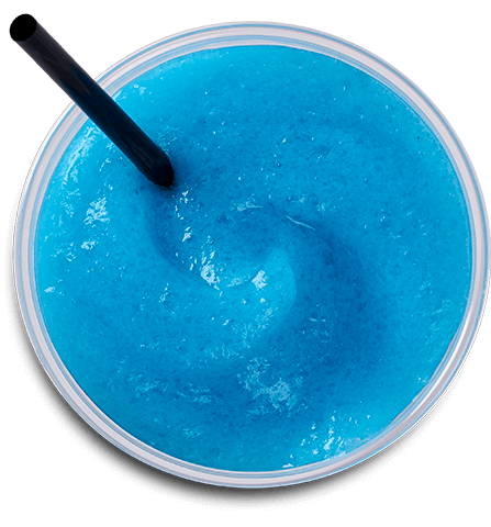 RaceTrac Fanta Blue Raspberry frozen drink