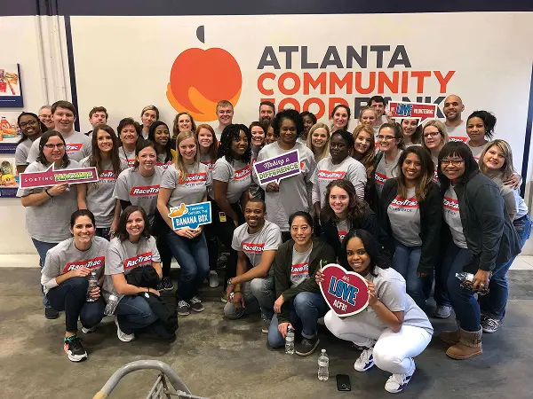 RaceTrac volunteer group at Atlanta Community Food Bank