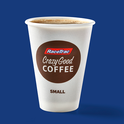 Small RaceTrac hot coffee